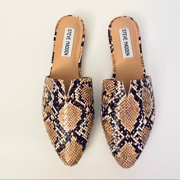 Steve Madden Ally Mule Slip On in Tan Snack - Picture 2 of 10